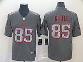 Nike 49ers 85 George Kittle Gray Camo Vapor Untouchable Limited Jersey,baseball caps,new era cap wholesale,wholesale hats